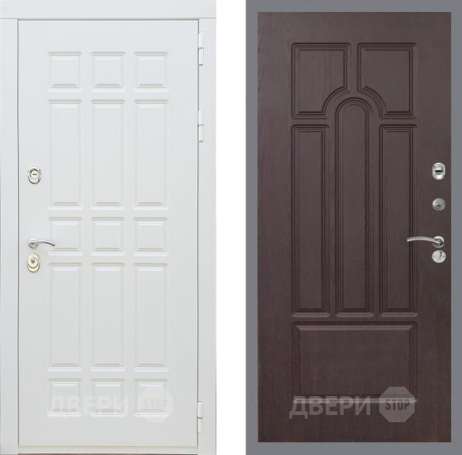 Входная металлическая Дверь Рекс (REX) 8 Силк Сноу FL-58 Венге в Электростали