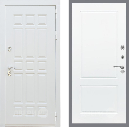 Входная металлическая Дверь Рекс (REX) 8 Силк Сноу FL-117 Силк Сноу в Электростали