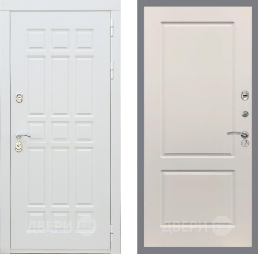 Входная металлическая Дверь Рекс (REX) 8 Силк Сноу FL-117 Шампань в Электростали