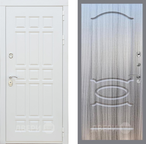 Дверь Рекс (REX) 8 Силк Сноу FL-128 Сандал грей в Электростали