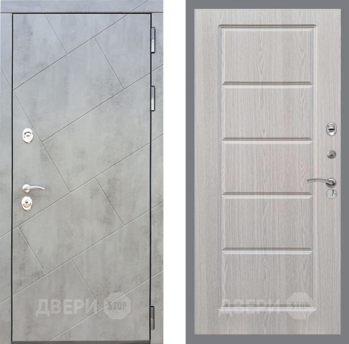 Входная металлическая Дверь Рекс (REX) 22 FL-39 Беленый дуб в Электростали