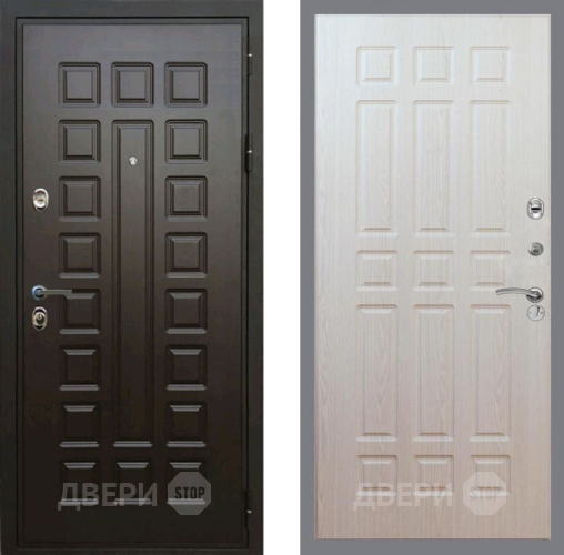 Входная металлическая Дверь Рекс (REX) Премиум 3к FL-33 Беленый дуб в Электростали