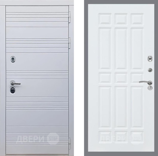 Входная металлическая Дверь Рекс (REX) 14 Силк Сноу FL-33 Силк Сноу в Электростали