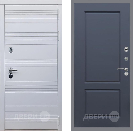 Входная металлическая Дверь Рекс (REX) 14 Силк Сноу FL-117 Силк титан в Электростали