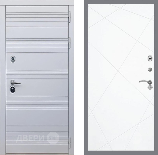 Входная металлическая Дверь Рекс (REX) 14 Силк Сноу FL-291 Силк Сноу в Электростали