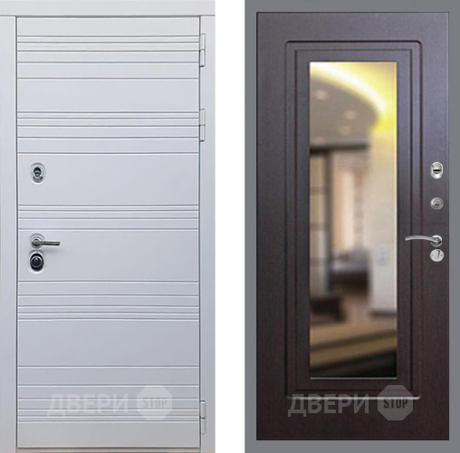 Входная металлическая Дверь Рекс (REX) 14 Силк Сноу FLZ-120 Венге в Электростали