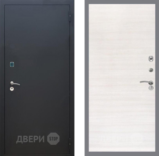 Входная металлическая Дверь Рекс (REX) 1A Черный Муар GL Акация в Электростали