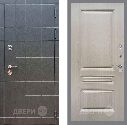 Входная металлическая Дверь Рекс (REX) 21 FL-243 Беленый дуб в Электростали