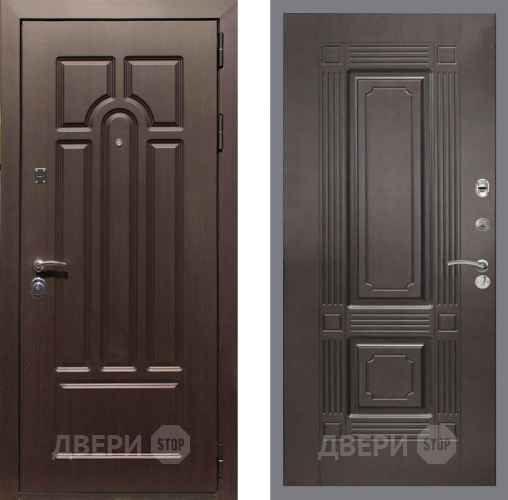 Входная металлическая Дверь Рекс (REX) Эврика FL-2 Венге в Электростали