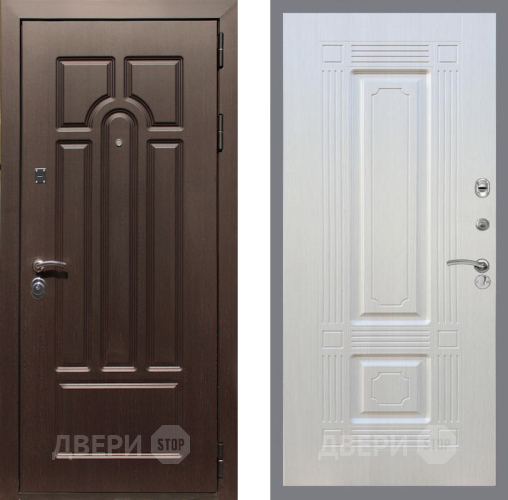 Входная металлическая Дверь Рекс (REX) Эврика FL-2 Лиственница беж в Электростали