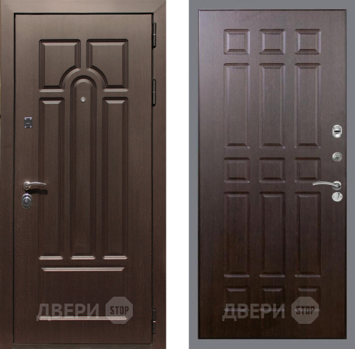 Входная металлическая Дверь Рекс (REX) Эврика FL-33 Венге в Электростали