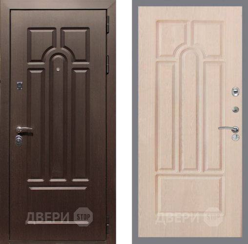 Дверь Рекс (REX) Эврика FL-58 Беленый дуб в Электростали