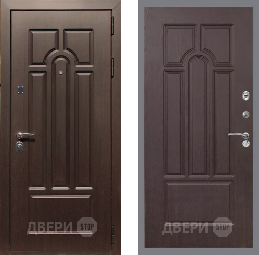 Входная металлическая Дверь Рекс (REX) Эврика FL-58 Венге в Электростали