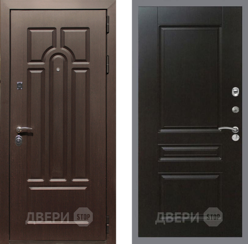 Дверь Рекс (REX) Эврика FL-243 Венге в Электростали