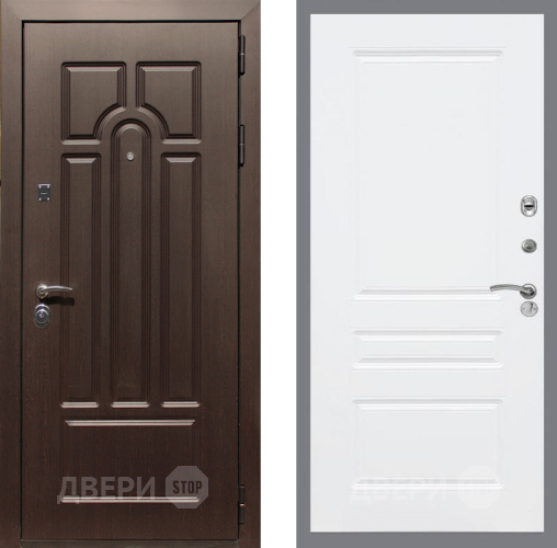 Дверь Рекс (REX) Эврика FL-243 Силк Сноу в Электростали