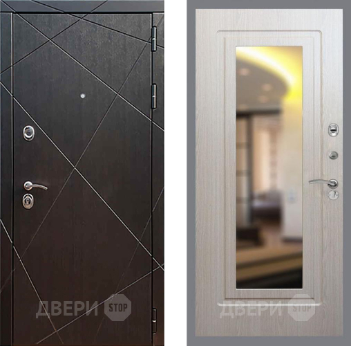 Входная металлическая Дверь Рекс (REX) 13 Венге FLZ-120 Беленый дуб в Электростали