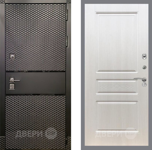 Входная металлическая Дверь Рекс (REX) 15 Черный Кварц FL-243 Лиственница беж в Электростали