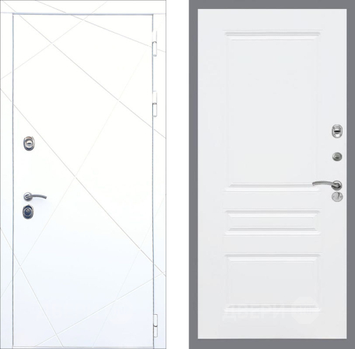 Дверь Рекс (REX) 13 Силк Сноу FL-243 Силк Сноу в Электростали