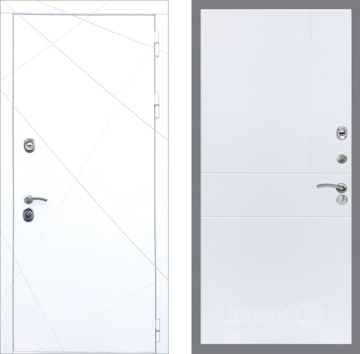 Входная металлическая Дверь Рекс (REX) 13 Силк Сноу FL-290 Силк Сноу в Электростали