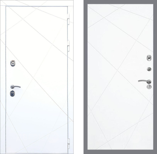 Входная металлическая Дверь Рекс (REX) 13 Силк Сноу FL-291 Силк Сноу в Электростали