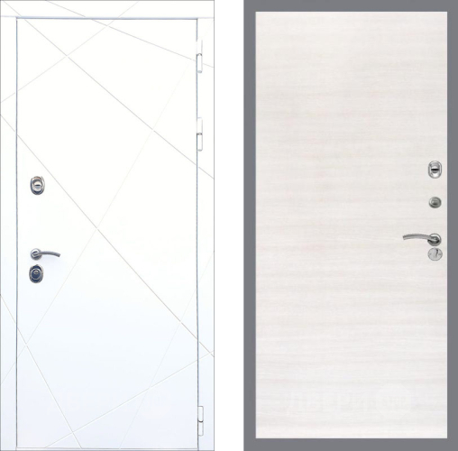 Входная металлическая Дверь Рекс (REX) 13 Силк Сноу GL Акация в Электростали