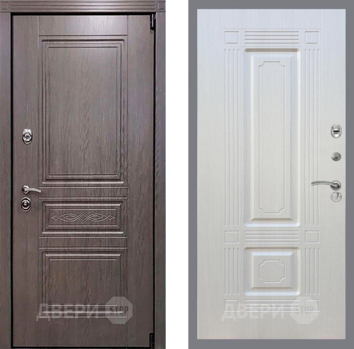 Входная металлическая Дверь Рекс (REX) Премиум-S FL-2 Лиственница беж в Электростали