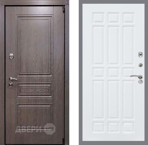 Входная металлическая Дверь Рекс (REX) Премиум-S FL-33 Силк Сноу в Электростали