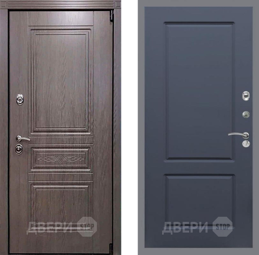 Входная металлическая Дверь Рекс (REX) Премиум-S FL-117 Силк титан в Электростали