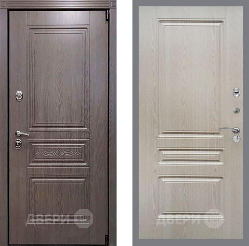 Входная металлическая Дверь Рекс (REX) Премиум-S FL-243 Беленый дуб в Электростали