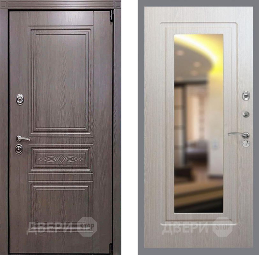 Входная металлическая Дверь Рекс (REX) Премиум-S FLZ-120 Беленый дуб в Электростали