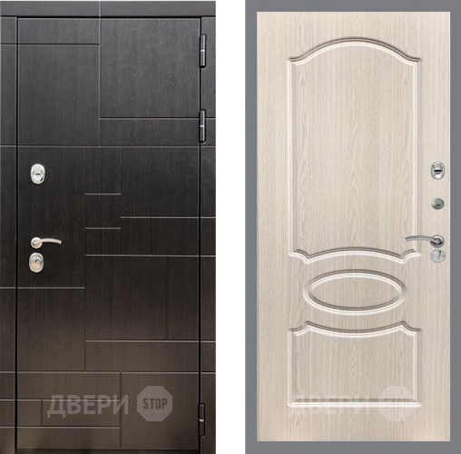 Входная металлическая Дверь Рекс (REX) 20 FL-128 Беленый дуб в Электростали