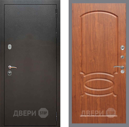 Входная металлическая Дверь Рекс (REX) 5 Серебро Антик FL-128 Морёная берёза в Электростали