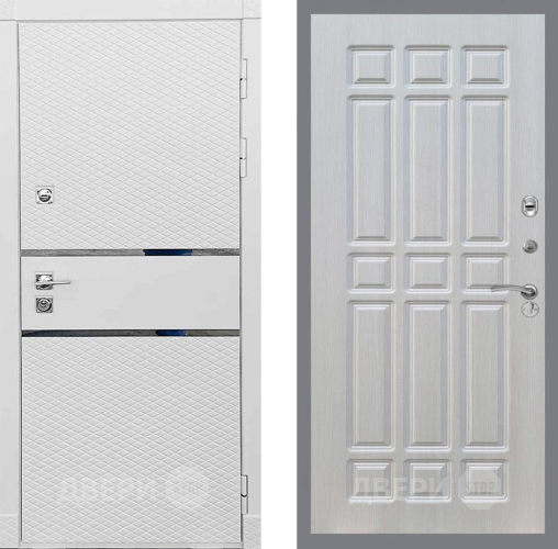 Входная металлическая Дверь Рекс (REX) 15 Силк Сноу FL-33 Лиственница беж в Электростали