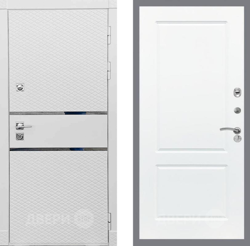 Входная металлическая Дверь Рекс (REX) 15 Силк Сноу FL-117 Силк Сноу в Электростали