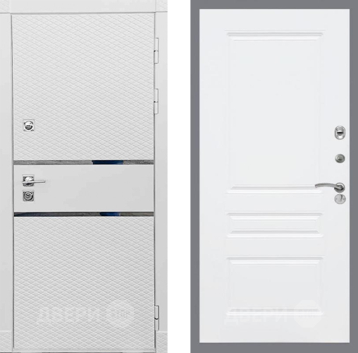 Входная металлическая Дверь Рекс (REX) 15 Силк Сноу FL-243 Силк Сноу в Электростали