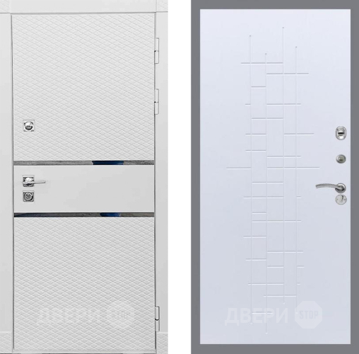 Входная металлическая Дверь Рекс (REX) 15 Силк Сноу FL-289 Белый ясень в Электростали
