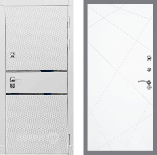 Входная металлическая Дверь Рекс (REX) 15 Силк Сноу FL-291 Силк Сноу в Электростали