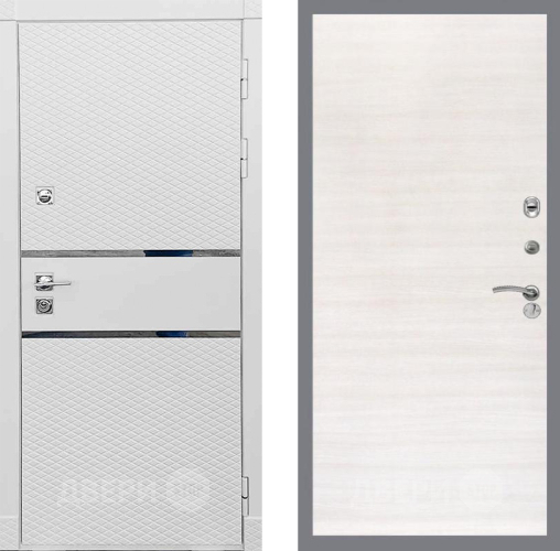 Входная металлическая Дверь Рекс (REX) 15 Силк Сноу GL Акация в Электростали