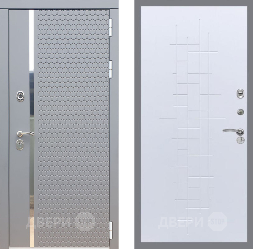 Входная металлическая Дверь Рекс (REX) 24 FL-289 Белый ясень в Электростали