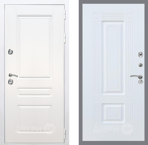 Входная металлическая Дверь Рекс (REX) Премиум-н Силк Сноу FL-2 Силк Сноу в Электростали