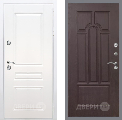 Входная металлическая Дверь Рекс (REX) Премиум-н Силк Сноу FL-58 Венге в Электростали