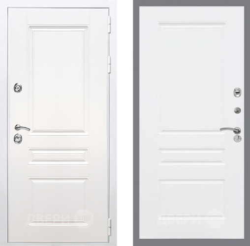 Входная металлическая Дверь Рекс (REX) Премиум-н Силк Сноу FL-243 Силк Сноу в Электростали