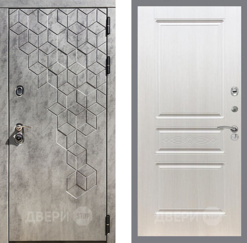 Входная металлическая Дверь Рекс (REX) 23 FL-243 Лиственница беж в Электростали