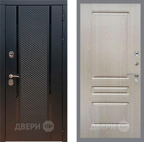 Входная металлическая Дверь Рекс (REX) 25 FL-243 Беленый дуб в Электростали