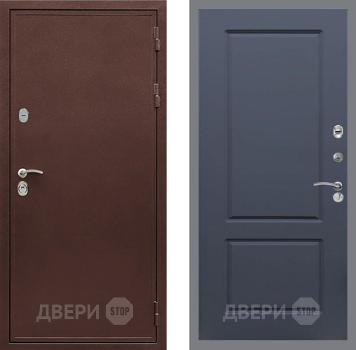 Входная металлическая Дверь Рекс (REX) 5 металл 3 мм FL-117 Силк титан в Электростали