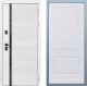 Входная металлическая Дверь Дива МХ-45 Белая STR Д-7 Белый в Электростали