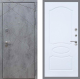 Дверь Рекс (REX) 13 Бетон Темный FL-128 Силк Сноу