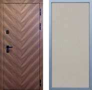 Дверь Дива МД-98 Д-11 Шампань 960х2050 мм