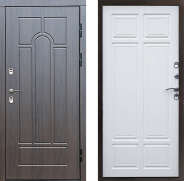 Дверь Престиж TERMO с терморазрывом Арка Премиум Лиственница белая 860х2050 мм