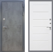 Дверь Рекс (REX) ФЛ-290 Сити Белый ясень 860х2050 мм